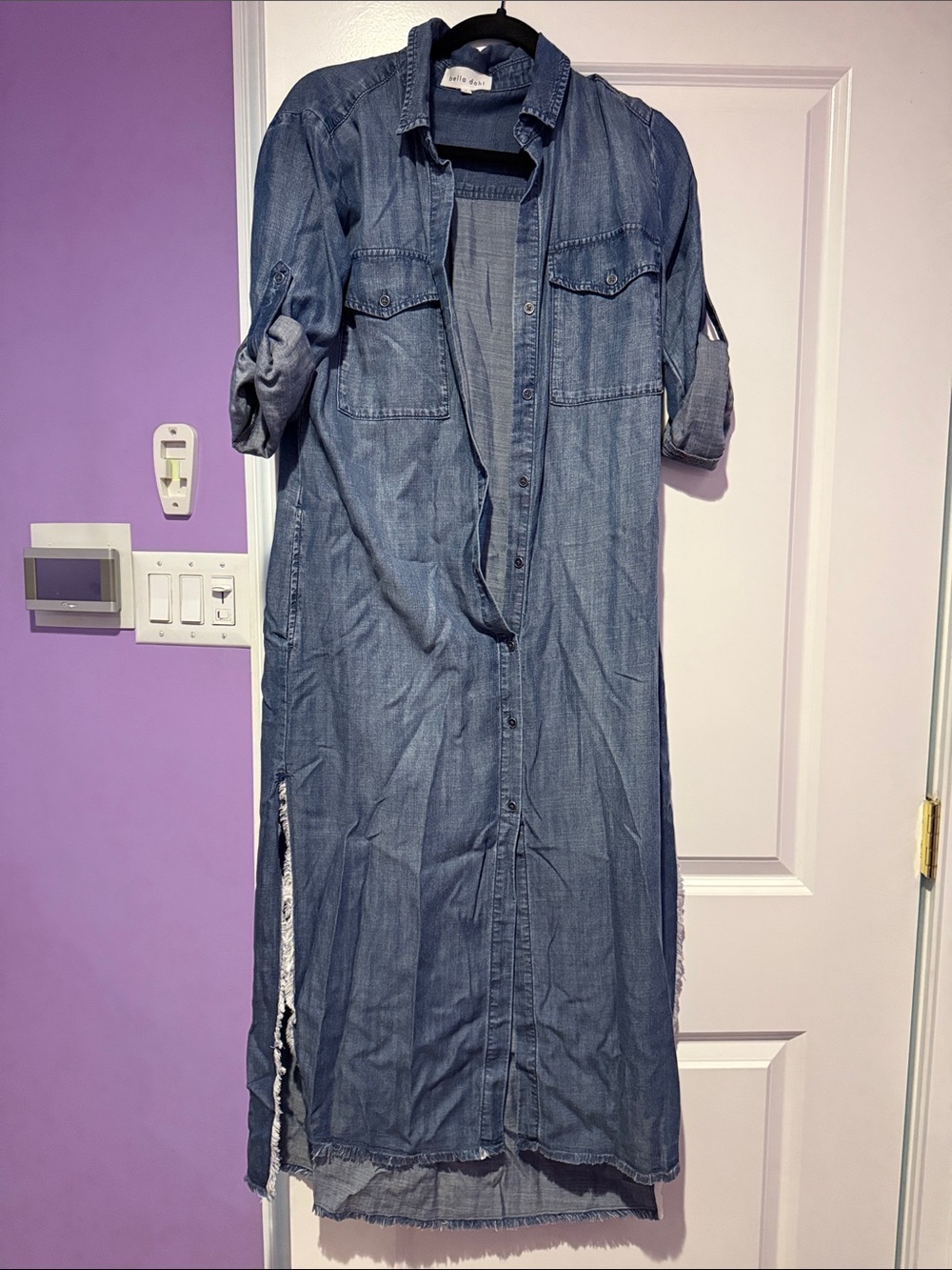 Bella Dahl maxi chambray dress